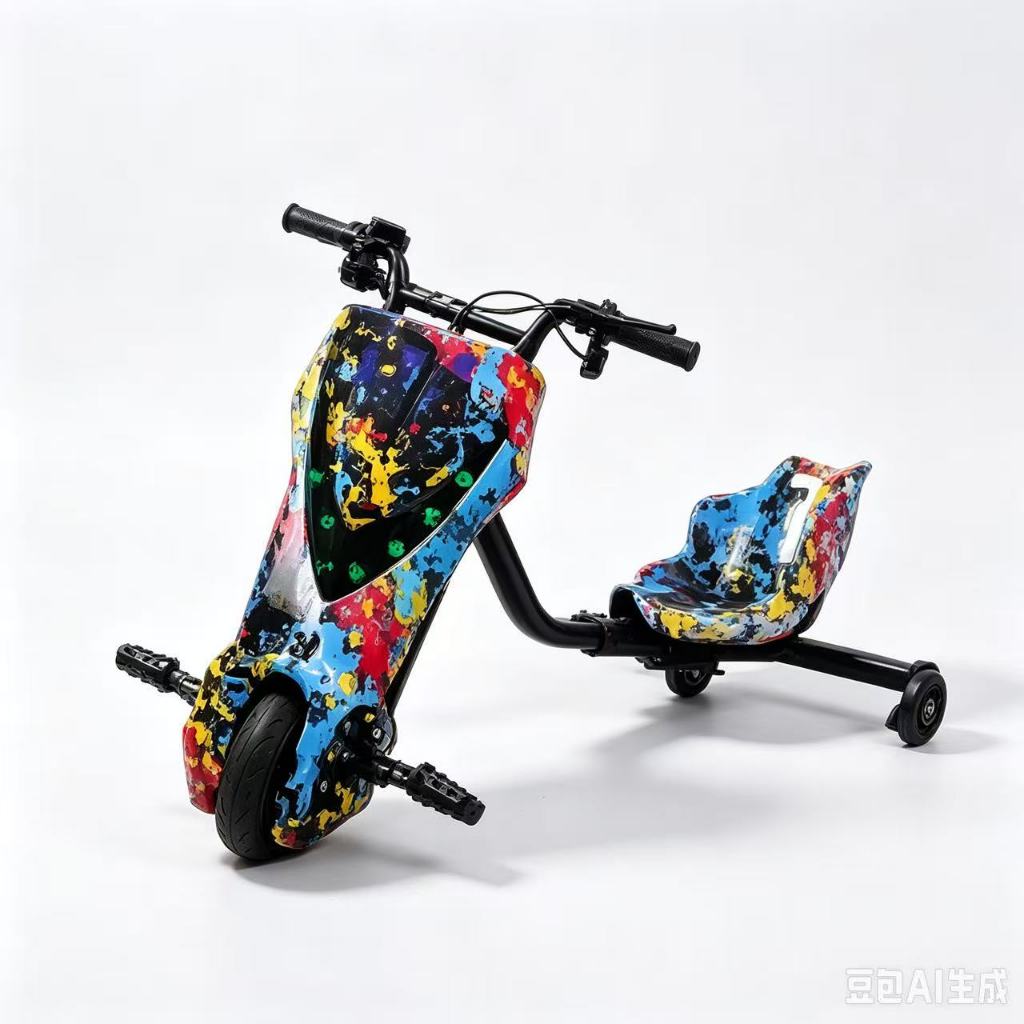 Triciclo Elétrico Drift Motorizado 250W350w Adulto/ Infantil 6" 8" Polegadas 3 Velocidades Bluetooth Led