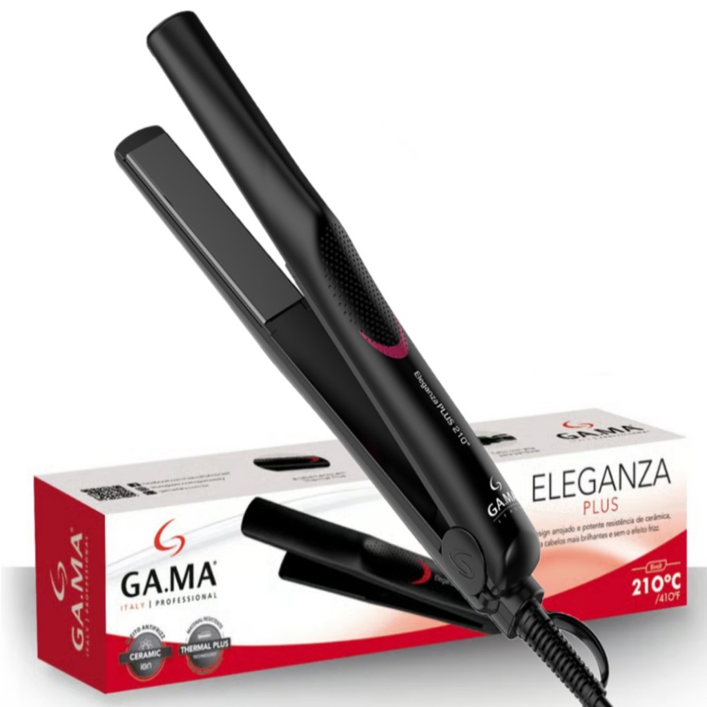Chapinha/Prancha de Cabelo Cerâmica com Íons 210ºC
